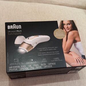 Braun silk expert pro 5 IPL hair removal system device skin pro 2.0 *blogger*
